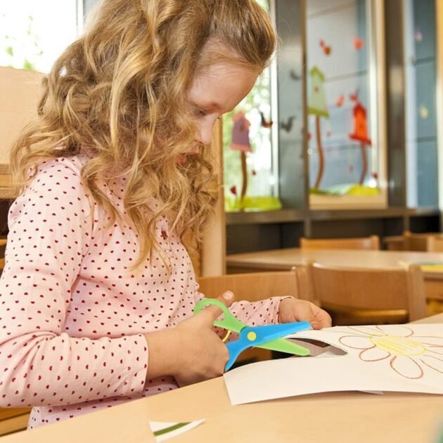 Preschool Training Scissors, 4Pcs Children Safety Pre-School Safety Scissors Art Craft Scissors - Image 5