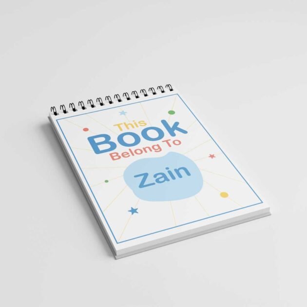 Personalized Kid's Coloring Book with Animals - (3d) Picture for Child -Coloring Book for Girls & Boys - Personalized With Child's Name - Image 11