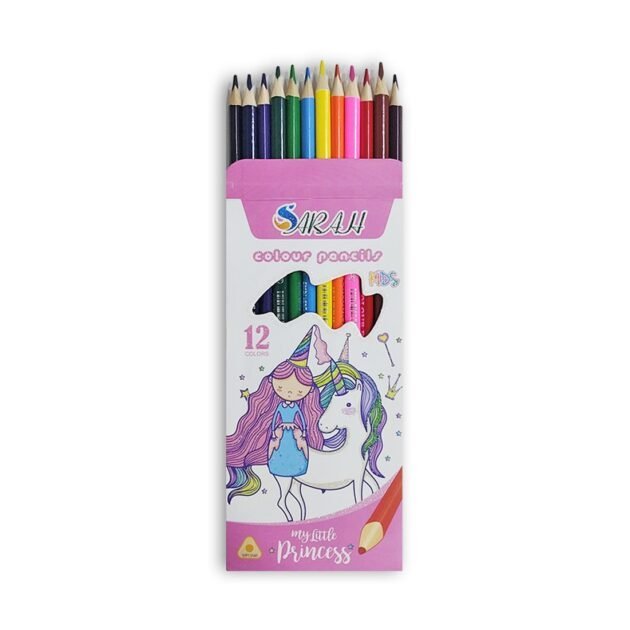 My Little Princess Colour Pencils, For Girls, 12 Colors - Image 3