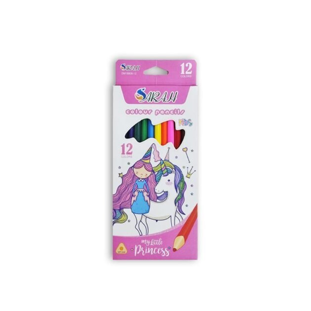My Little Princess Colour Pencils, For Girls, 12 Colors